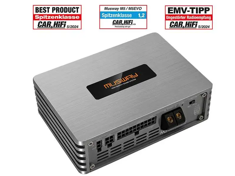 Amply xe hơi kèm DSP Musway M5