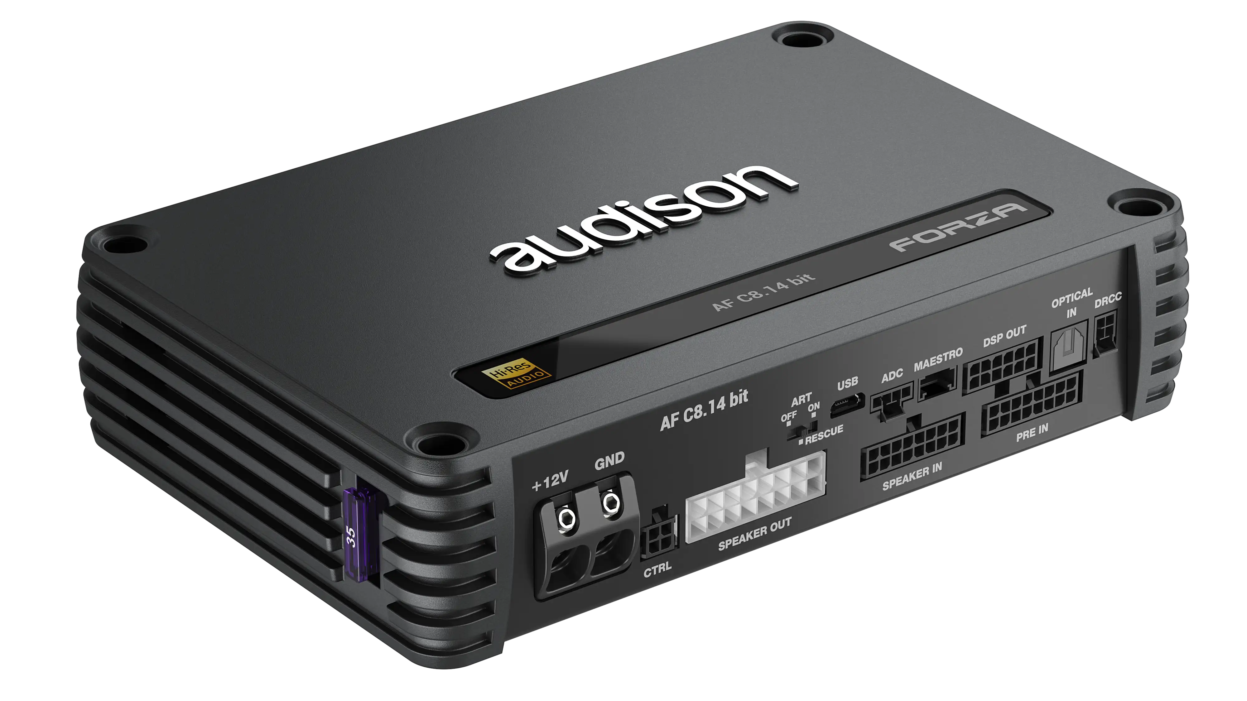 Audison AF C8.14 bit – Amply DSP 8 Kênh Nhỏ Gọn, 800W Chuẩn Hi-Res Cho Ô Tô