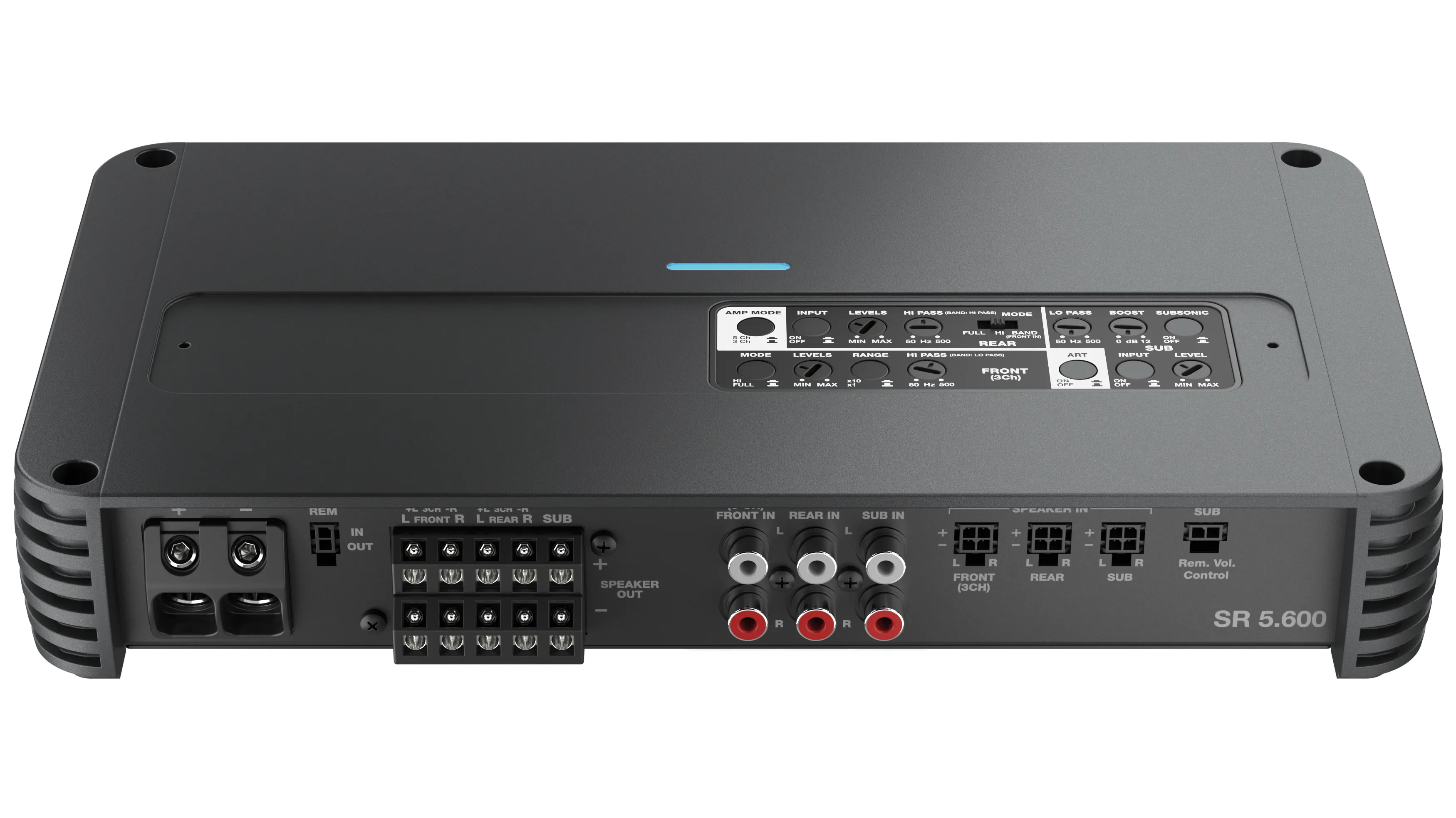 Audison SR 5.600 – Amply 5 kênh all-in-one mạnh mẽ cho hệ âm thanh ô tô