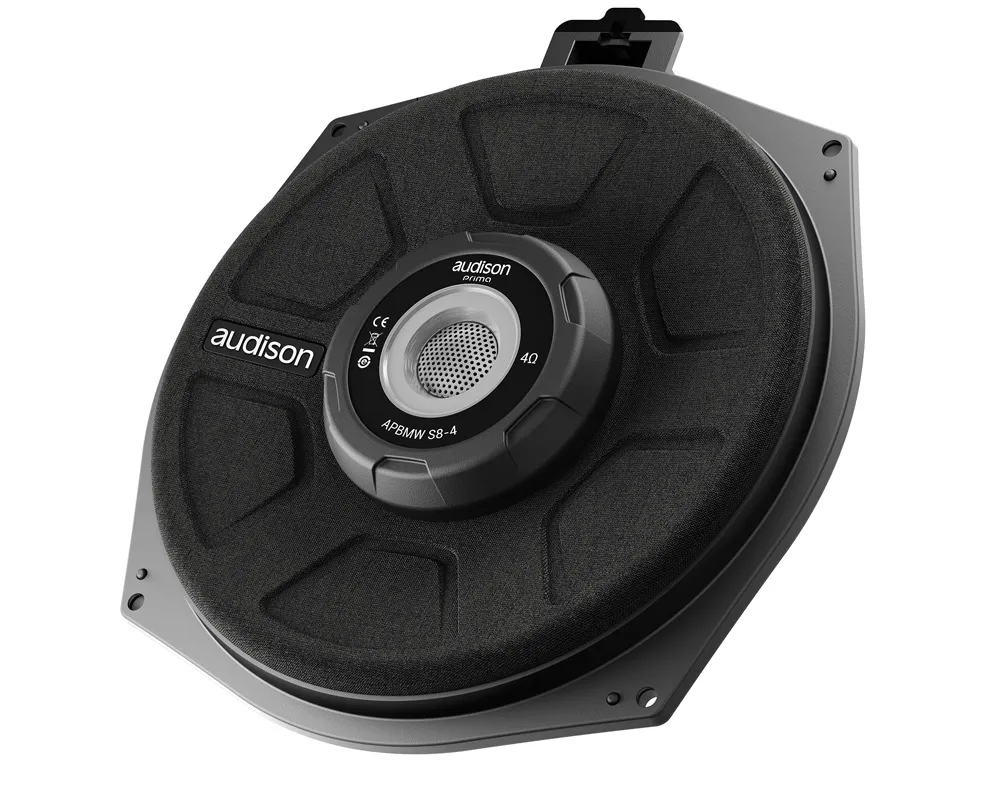 Audison APBMW S8-2 – Subwoofer gầm ghế BMW nâng cấp bass chuẩn OEM