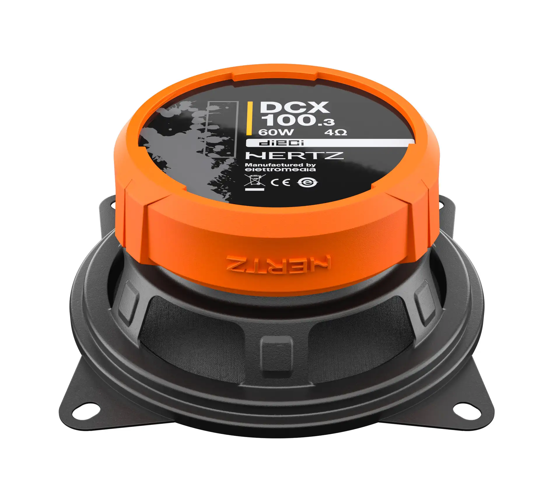 Hertz DCX 100.3 – Loa coaxial 10cm nhỏ gọn, nâng cấp zin hiệu quả