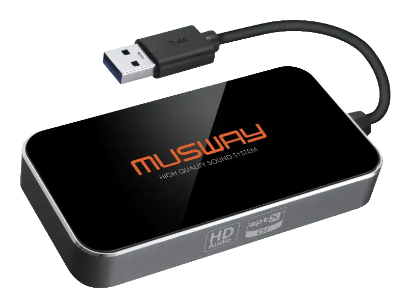 Bộ kết nối Bluetooth Hi-res Audio & Điều khiển Musway BTA-HD