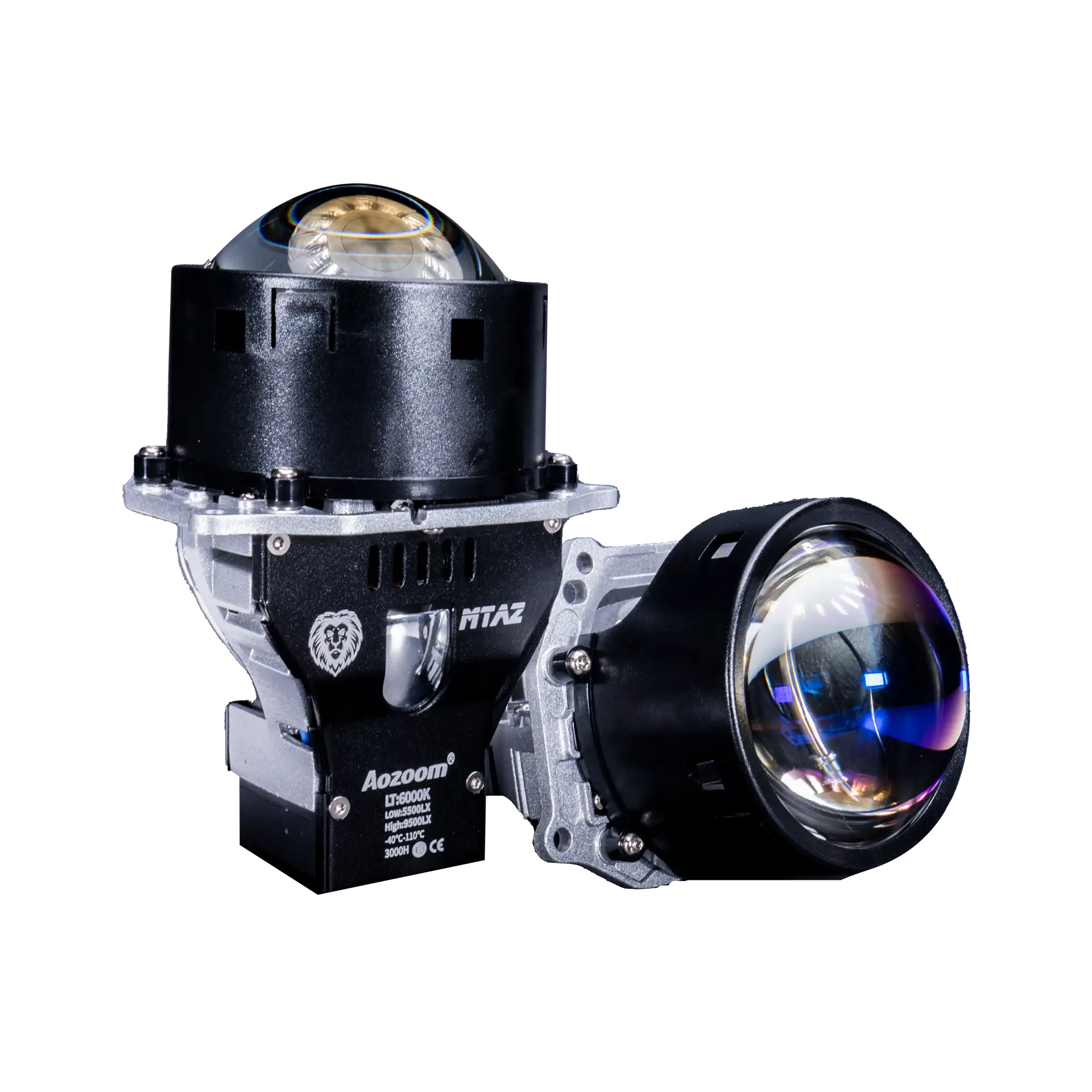Đèn LED Projector AOZOOM Leo Light – Bi LED Cao Cấp Ánh Sáng Mạnh Mẽ, Bám Đường Tốt