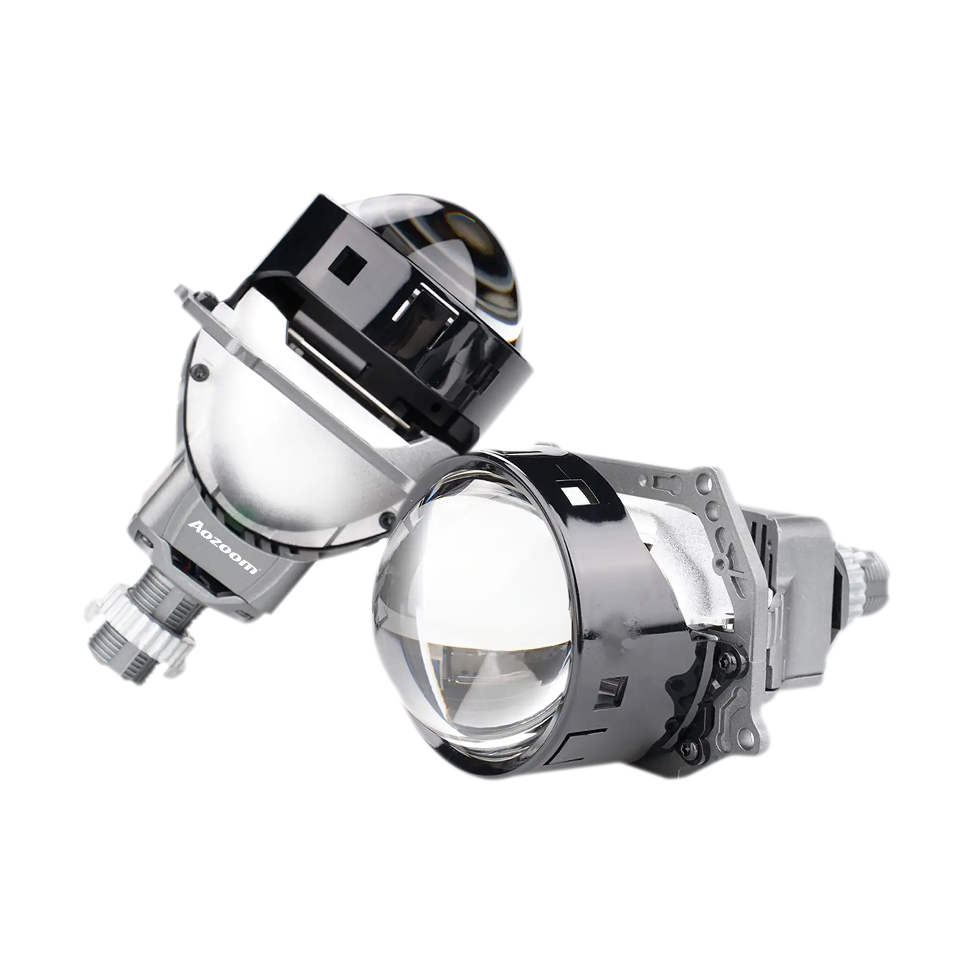 Đèn LED Projector AOZOOM Wolf Light New Arrival – Bi LED Chân Xoáy Thế Hệ Mới