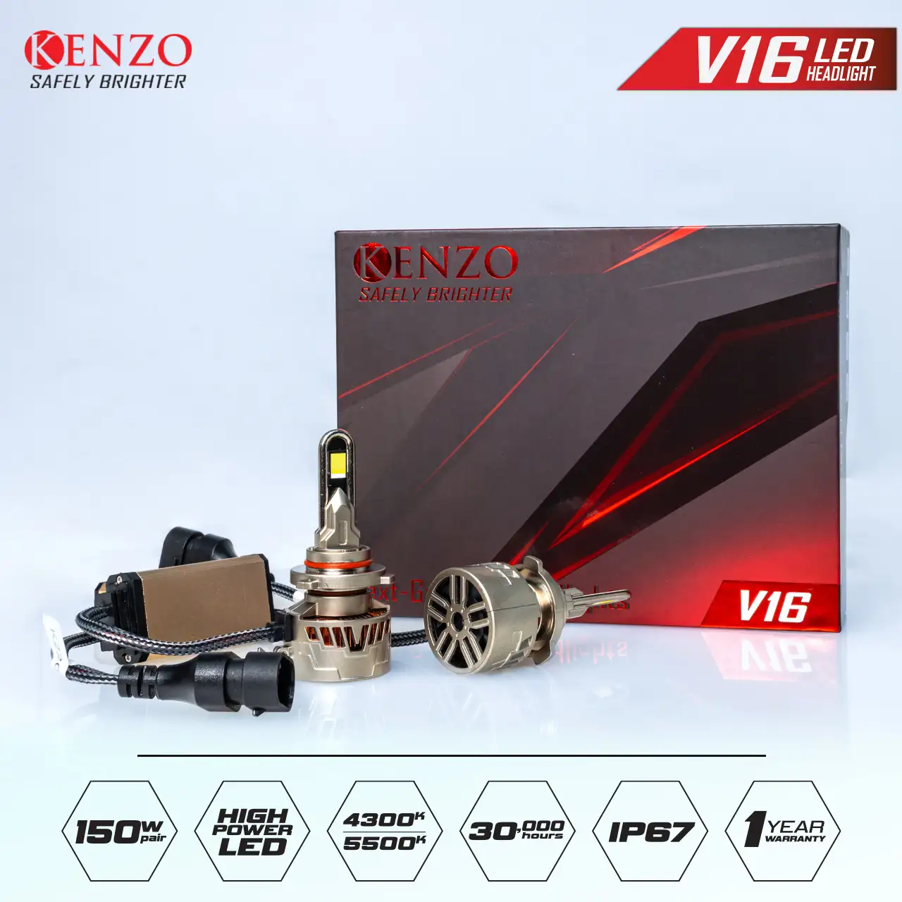 Đèn LED Kenzo V16 – Đèn LED Thế Hệ Mới Công Suất Cao