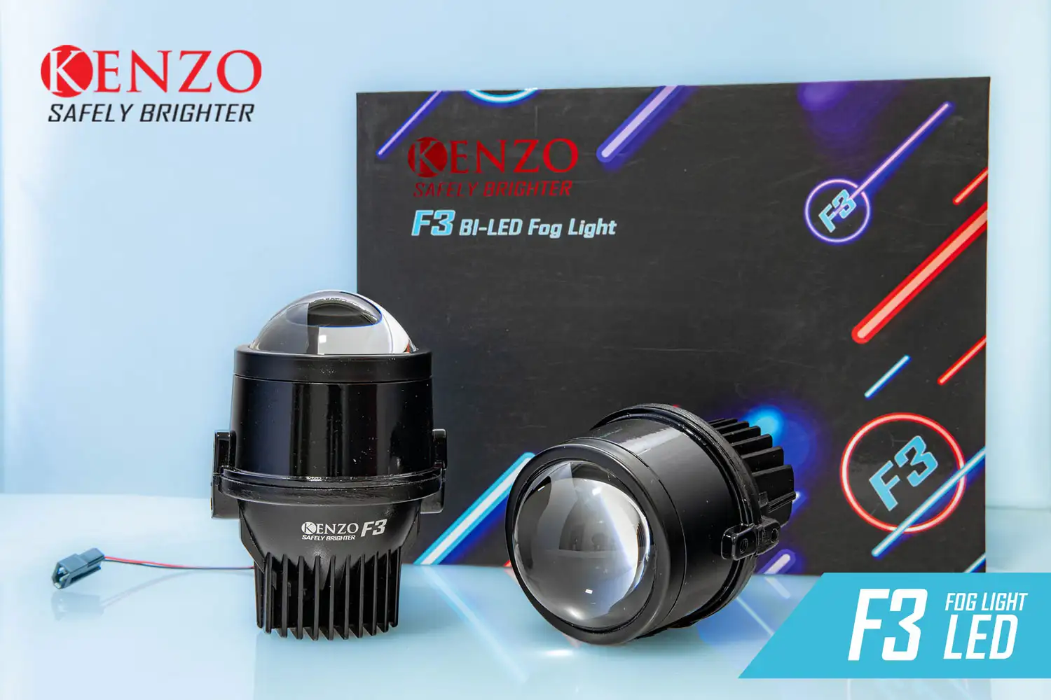 Bi LED Gầm Kenzo F3 – Bi Gầm Hiệu Suất Cao Chiếu Sáng Mạnh Mẽ