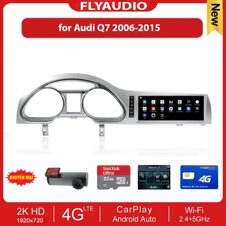 MÀN HÌNH FLY AUDIO AUDI Q7 2006-2015