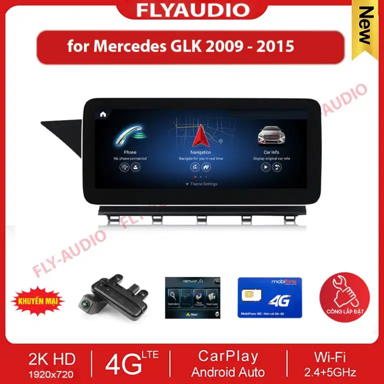MÀN HÌNH FLY-AUDIO MERCEDES-BENZ GLK 2009-2015