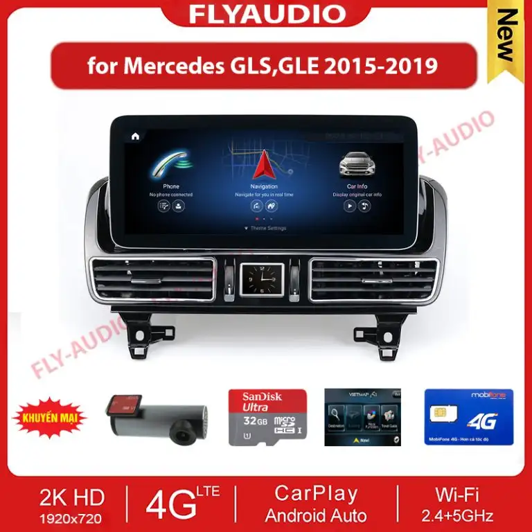 MÀN HÌNH FLY-AUDIO MERCEDES-BENZ GLE, GLS 2016-2019