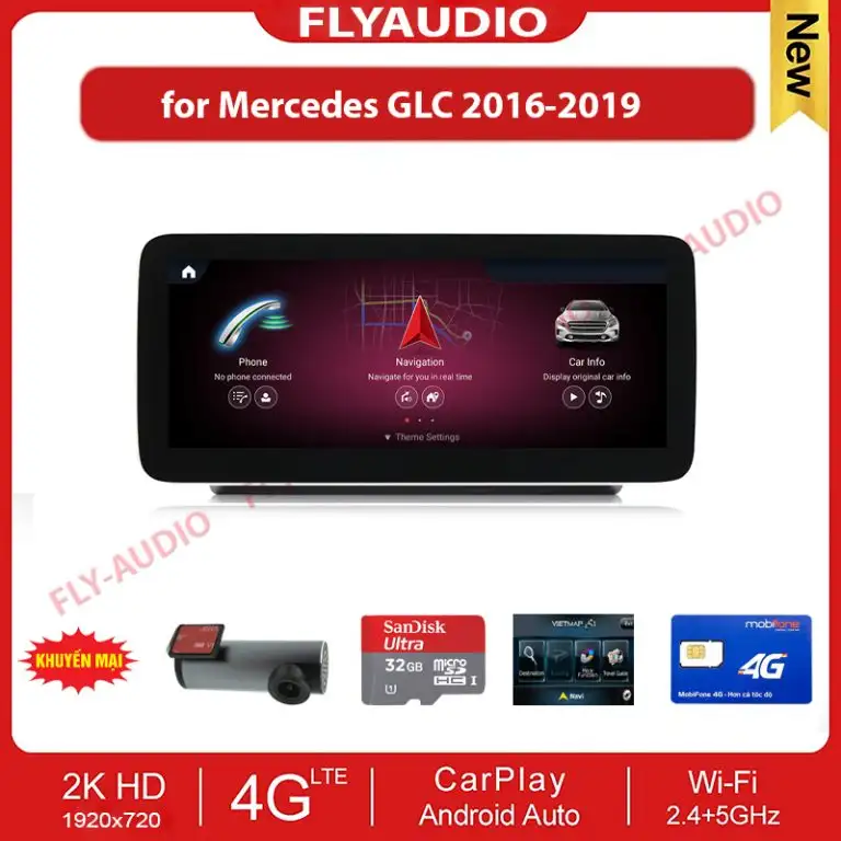 MÀN HÌNH FLY-AUDIO MERCEDES GLC