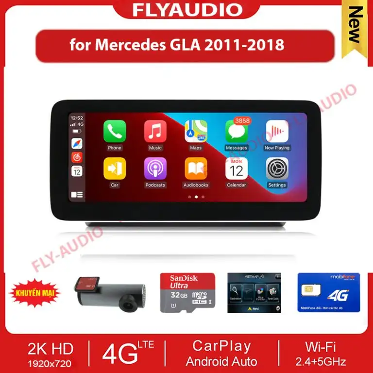 MÀN HÌNH FLY AUDIO MERCEDES-BENZ GLA 2011-2018