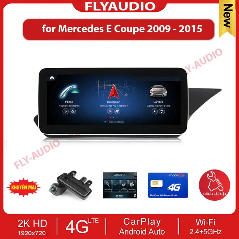 MÀN HÌNH FLY AUDIO MERCEDES-BENZ E COUPE 2009-2015