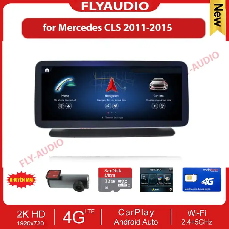 MÀN HÌNH FLY-AUDIO MERCEDES-BENZ CLS 2011-2015