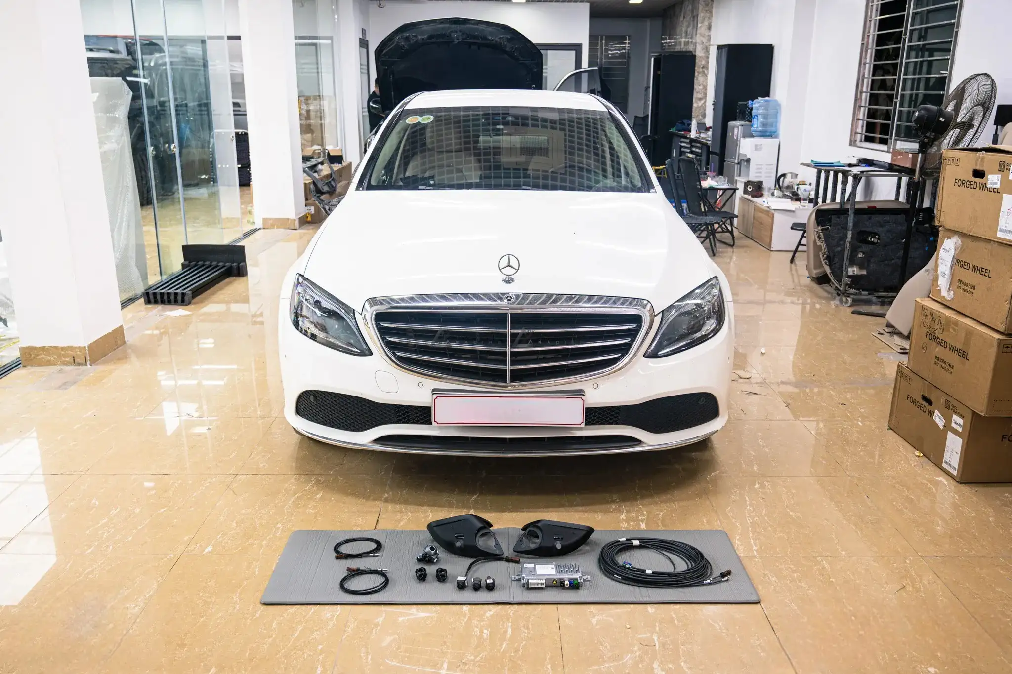 Nâng cấp xe Mercedes C200 Exclusive, Nâng Cấp Camera 360