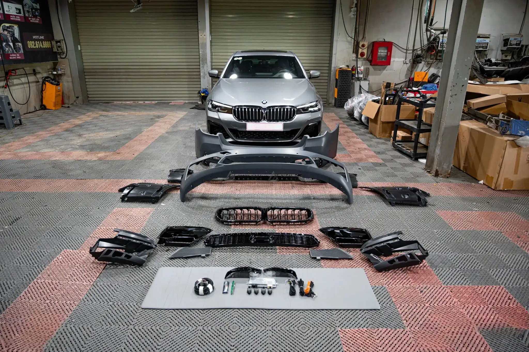 Nâng cấp xe BMW 530i G30, Lắp Bodykit M5, Camera 360 Và Cảnh Báo Điểm Mù