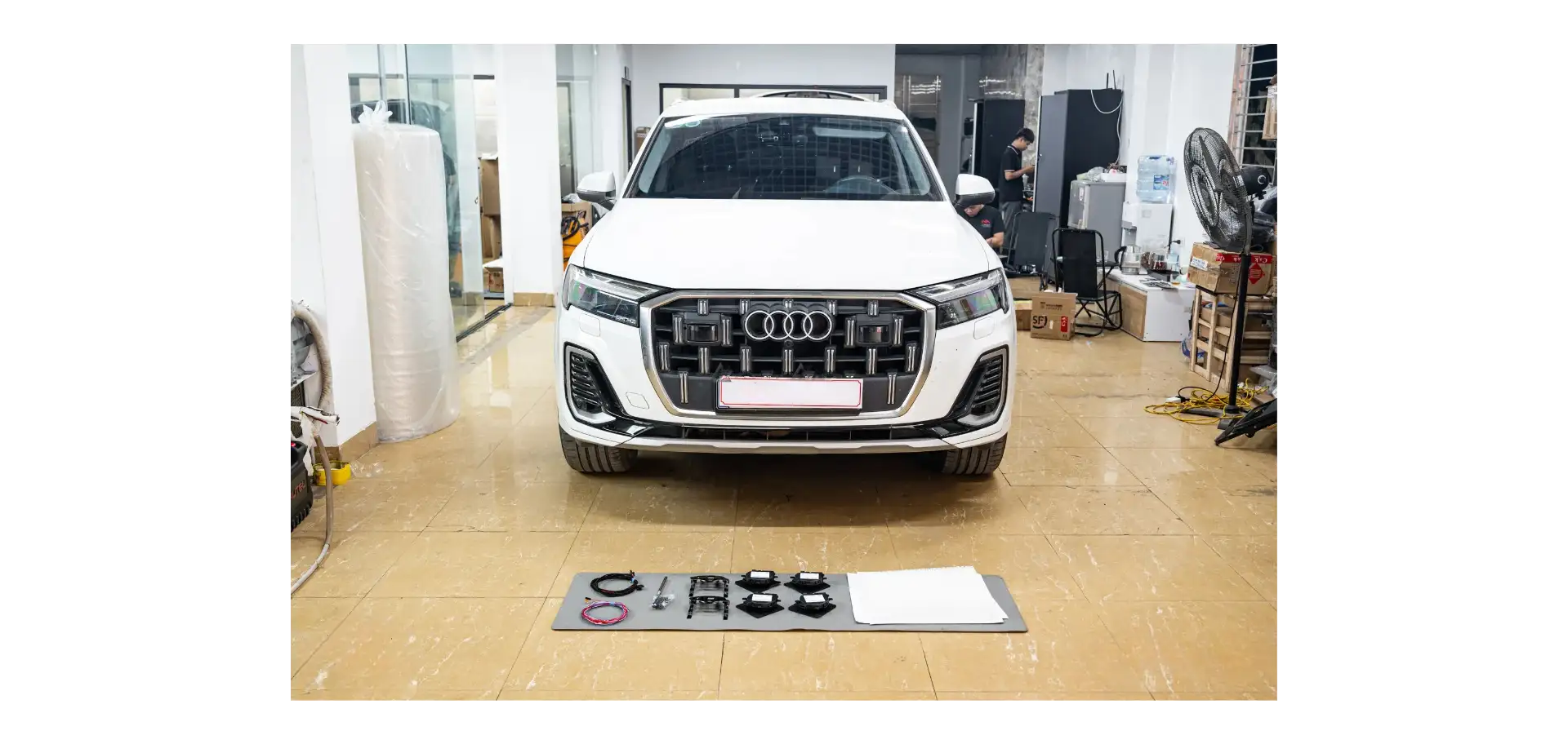 Nâng cấp xe Audi Q7, Lắp Làm Mát Ghế – Nâng Cấp Tiện Nghi Cao Cấp
