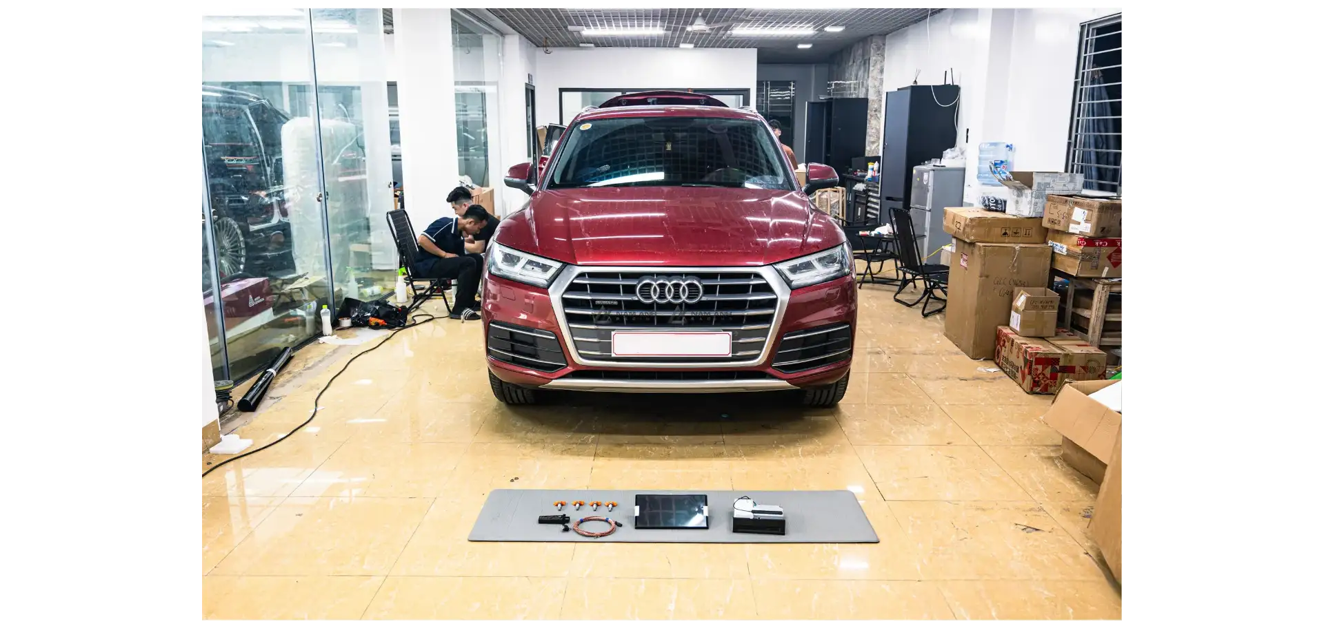 Nâng cấp xe Audi Q5, Nâng Cấp Màn Hình 10,1 Inch – Hiện Đại Và Tiện Nghi Hơn