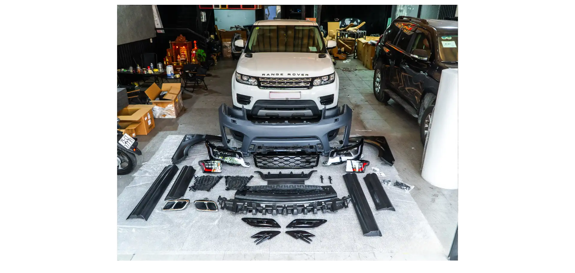 Nâng cấp xe Range Rover Sport 2016 Up Body Kit 2022 – Nâng Cấp Ngoại Hình Hiện Đại
