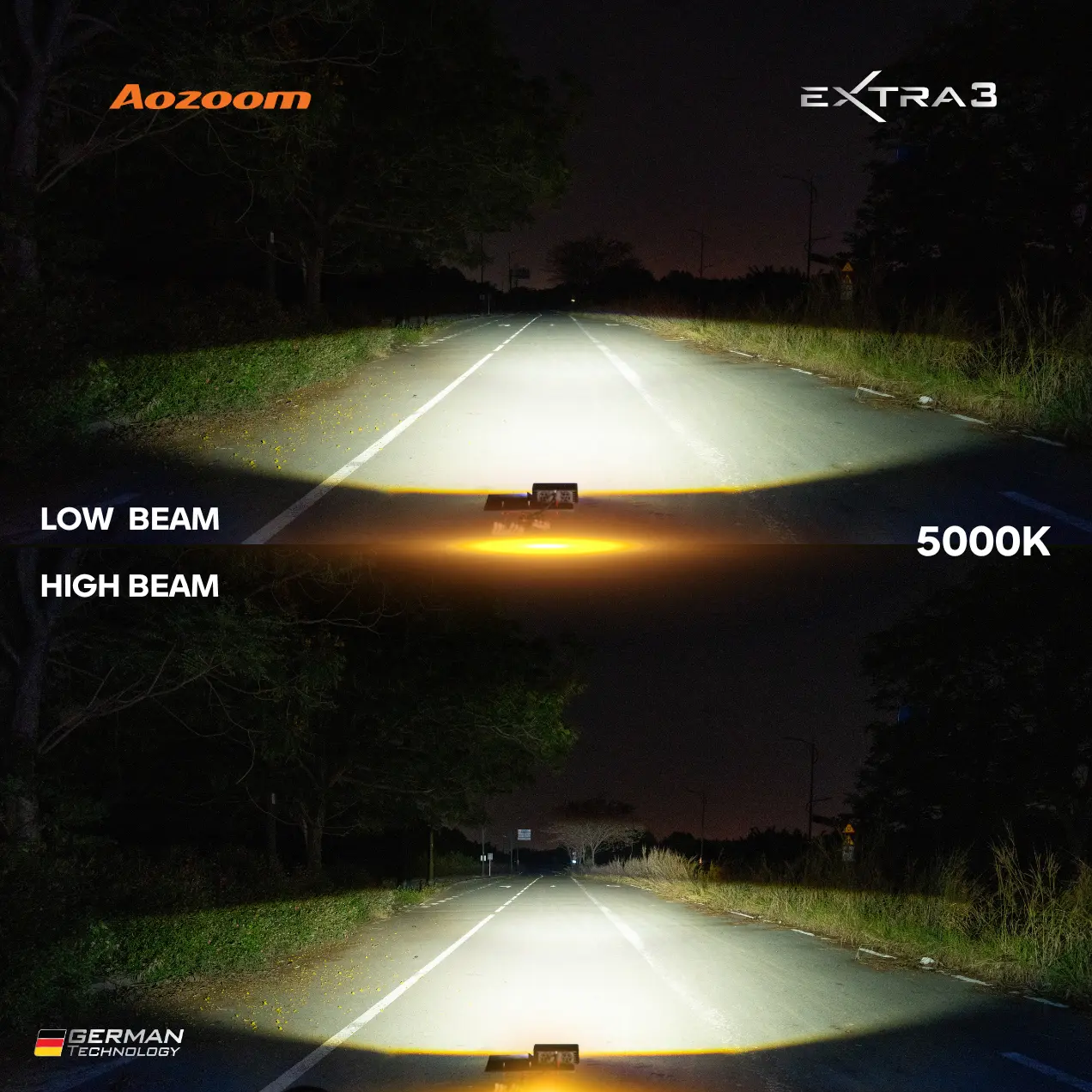 Đèn Gầm AOZOOM EX3 LED EXTRA LIGHT – Đèn Trợ Sáng Mini Projector Hiệu Suất Cao