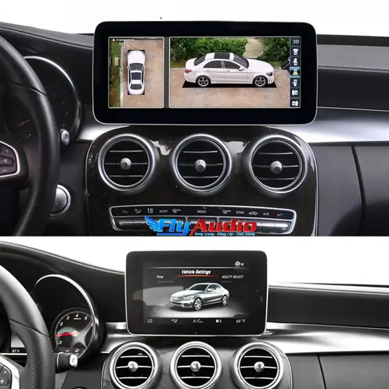 MÀN HÌNH LIỀN CAMERA 360 ĐỘ MERCEDES C, GLC (2015-2020)