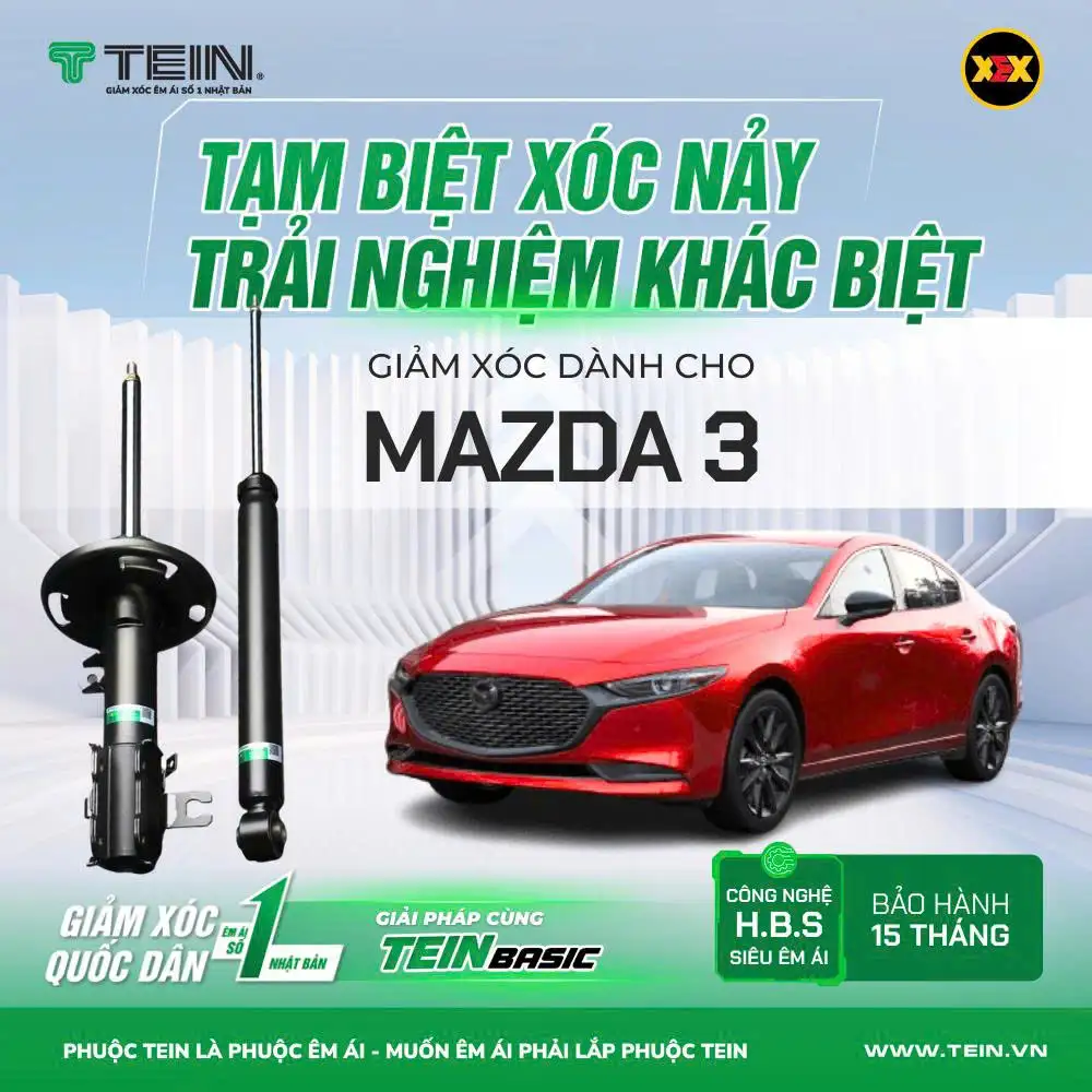 GIẢM XÓC CHO XE MAZDA 3 (2013+) TEIN BASIC