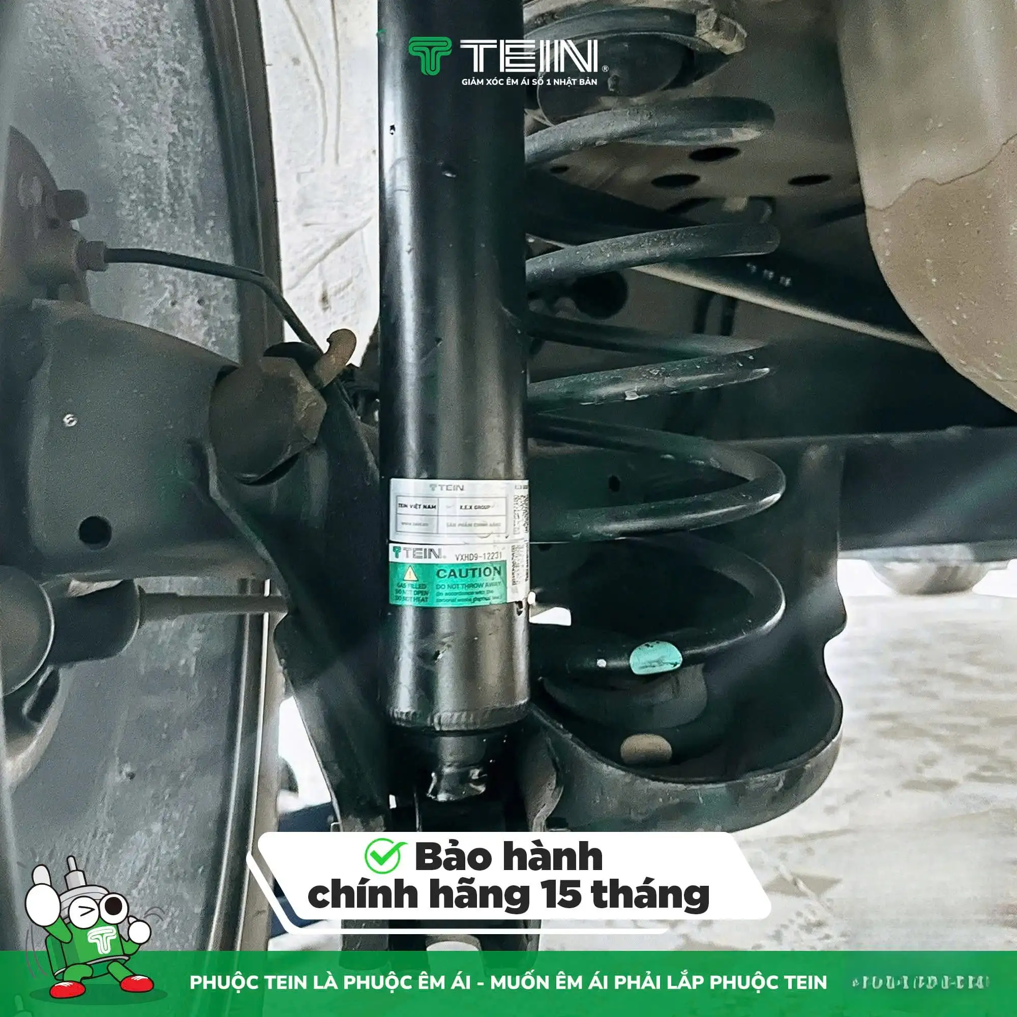 GIẢM XÓC CHO XE HONDA BRIO (2013+) TEIN BASIC