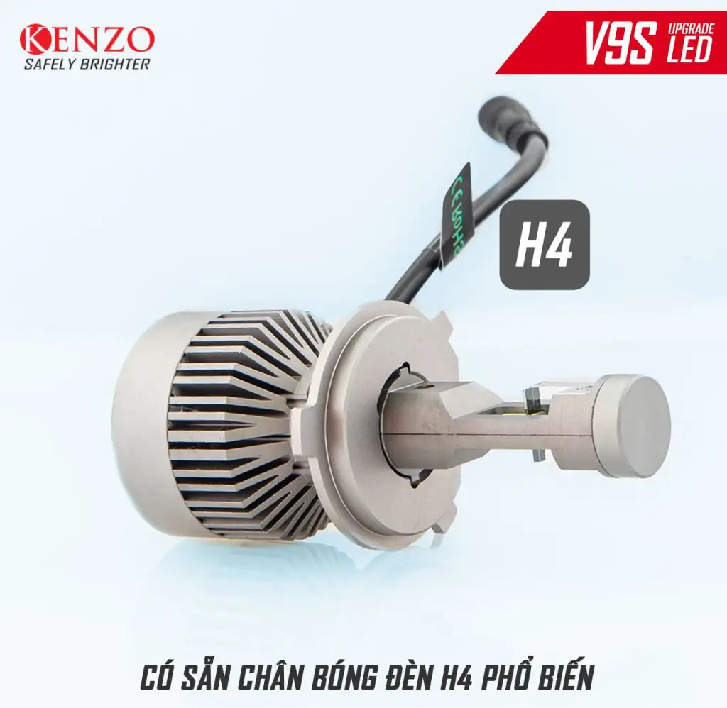 Đèn LED Kenzo V9S – Bóng LED Ô Tô Hiệu Suất Cao Ánh Sáng Mạnh Mẽ