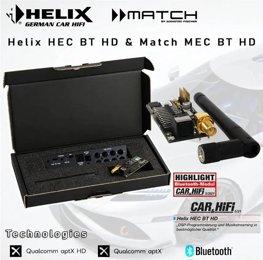 HEC BT HD Bluetooth kết nối Điện Thoại cho DSP Helix