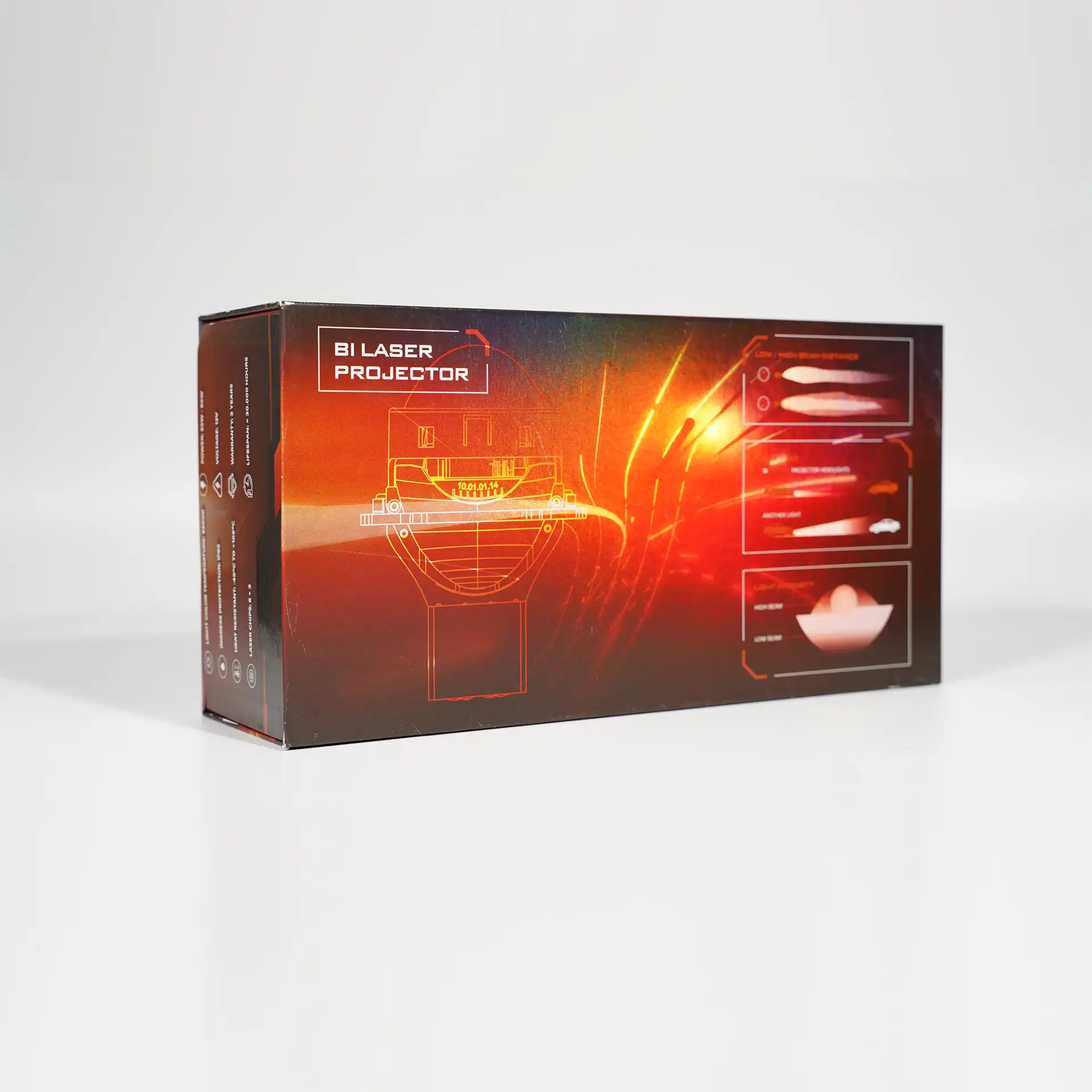 Đèn Bi Laser AOZOOM Iron Light – Công nghệ tăng sáng mạnh mẽ cho ô tô