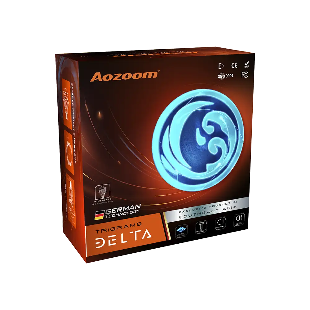 Đèn Bi LED AOZOOM Delta Lights – Bi LED chân xoáy thế hệ mới cho ô tô