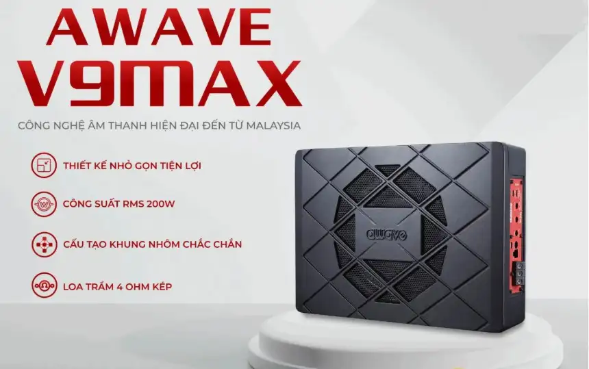 Loa Siêu Trầm Subwoofer Awave V9MAX
