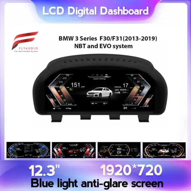 Màn Hình ODO LCD BMW 3 Series F30/F31 2013-2020 – Nâng Cấp Đồng Hồ Điện Tử Hiện Đại