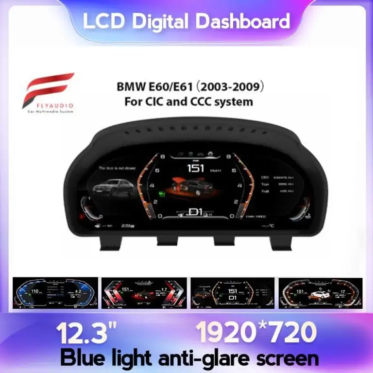 Màn Hình ODO LCD BMW 5 Series E60 – Đồng Hồ Điện Tử Full LCD Hiện Đại