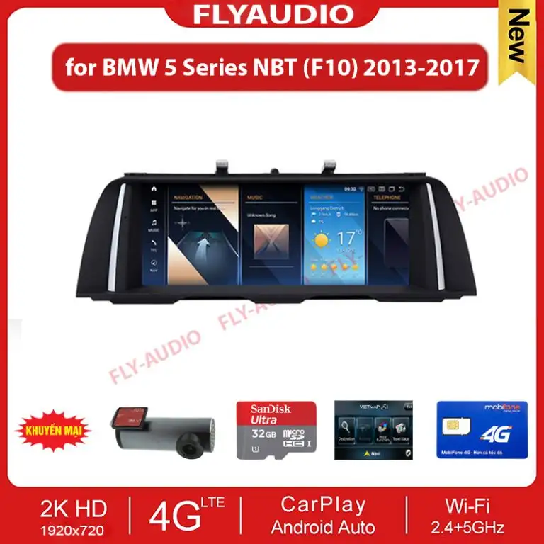 MÀN HÌNH FLY AUDIO BMW 5 SERIES (F10) NBT