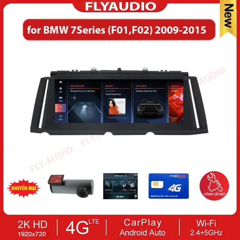 MÀN HÌNH FLY-AUDIO BMW 7 SERIES CIC 2009-2012