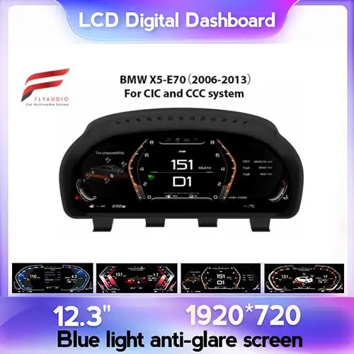 Màn Hình ODO LCD BMW X5 E70 – Đồng Hồ Điện Tử Full LCD Cao Cấp