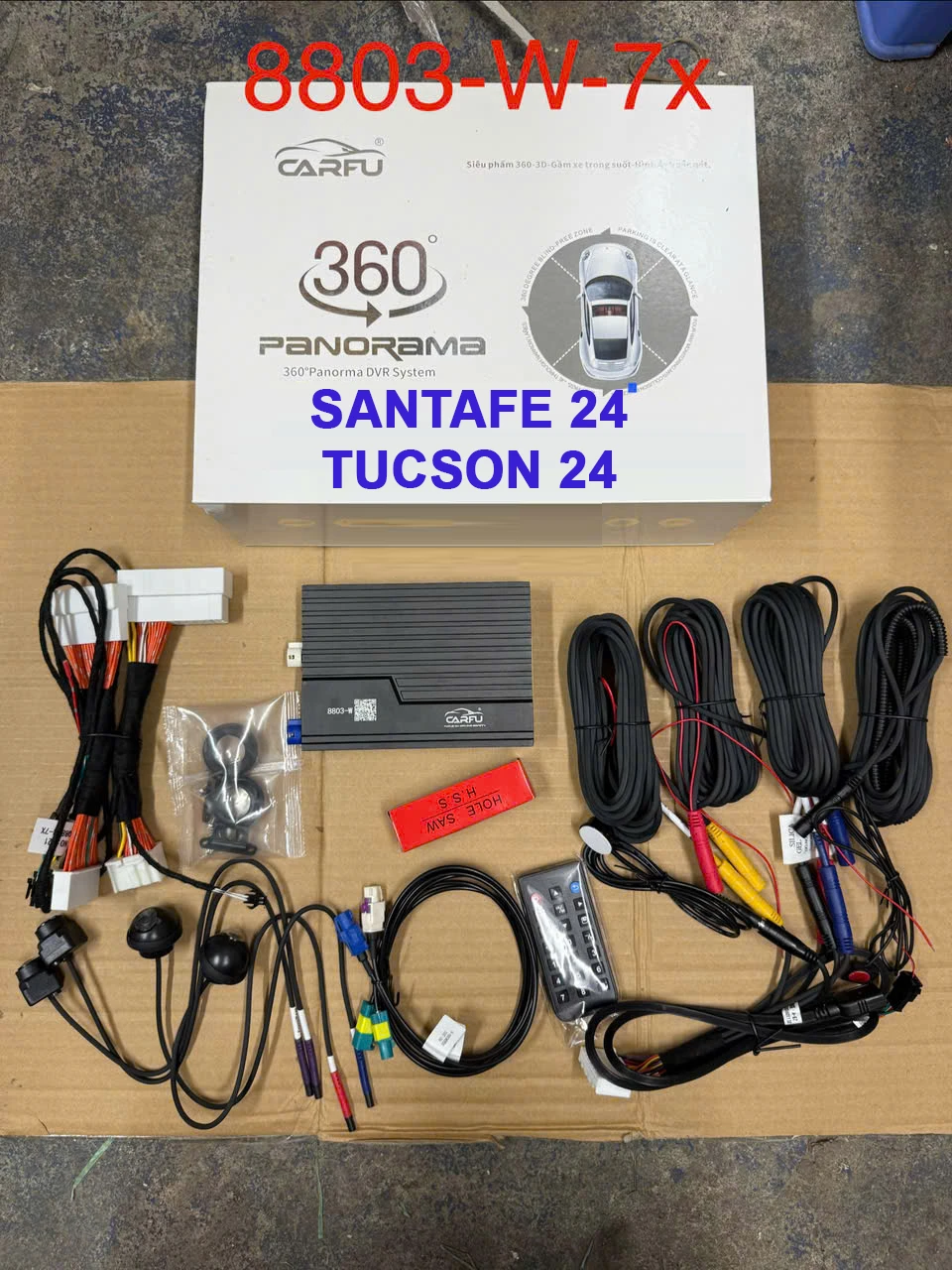 CAMERA 360 ĐỘ SANTAFE 2024; TUCSON 2024