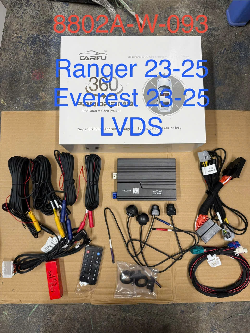 Camera 360 Độ Ford Ranger, Everest (2023–2025)