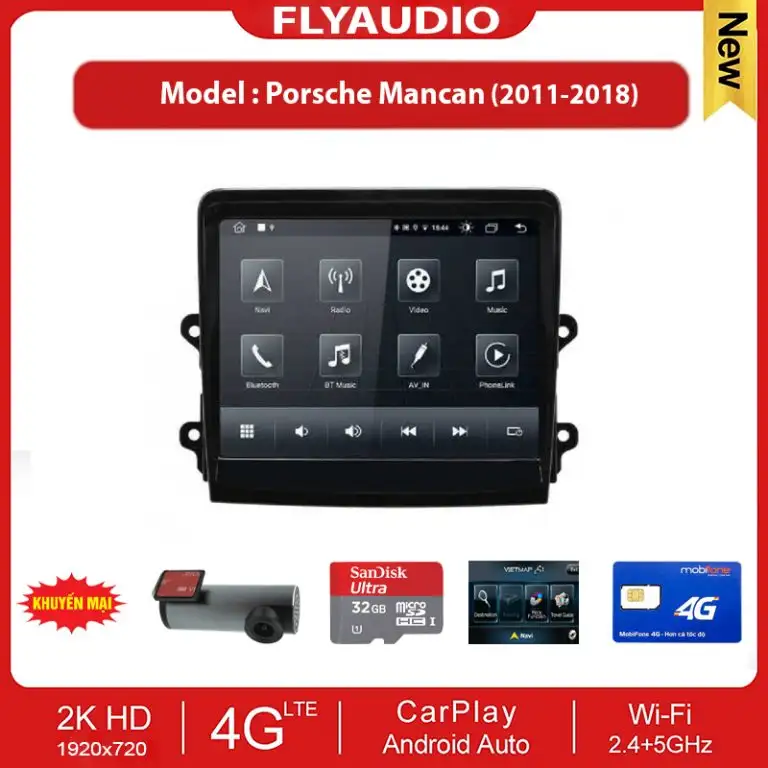 MÀN HÌNH FLY AUDIO PORSCHE MACAN