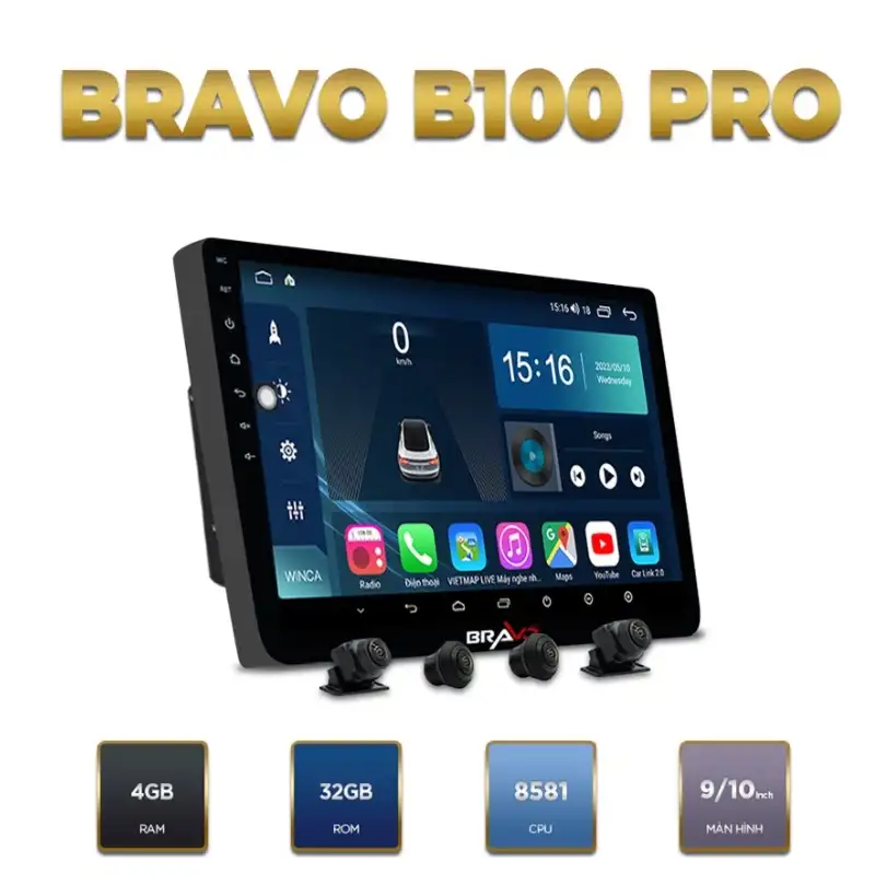 Màn Hình Android Bravo B100 PRO