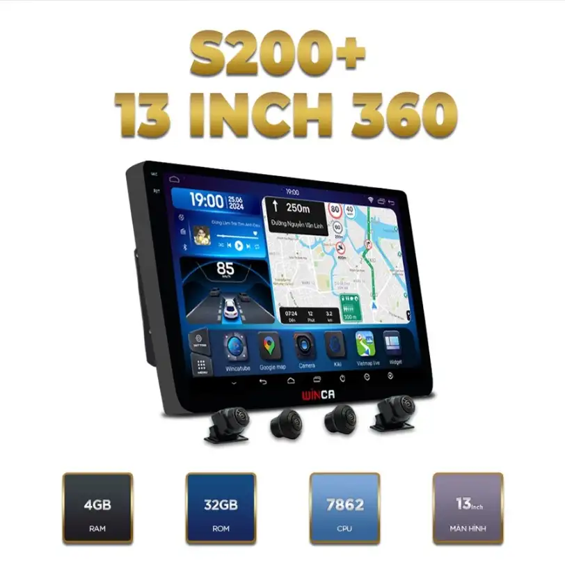 Màn Hình Android S200+ PRO 13 Inch 2K