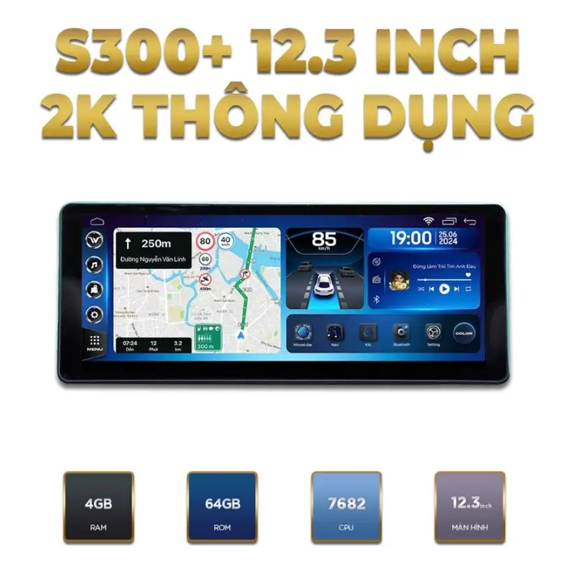 Màn Hình Android S300+ 12.3 Inch 2K Thông Dụng