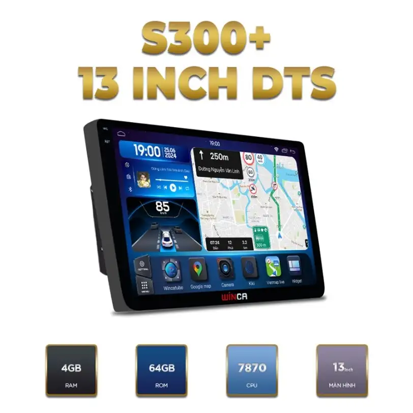 Màn Hình Android S300+ 13 Inch 2K DTS