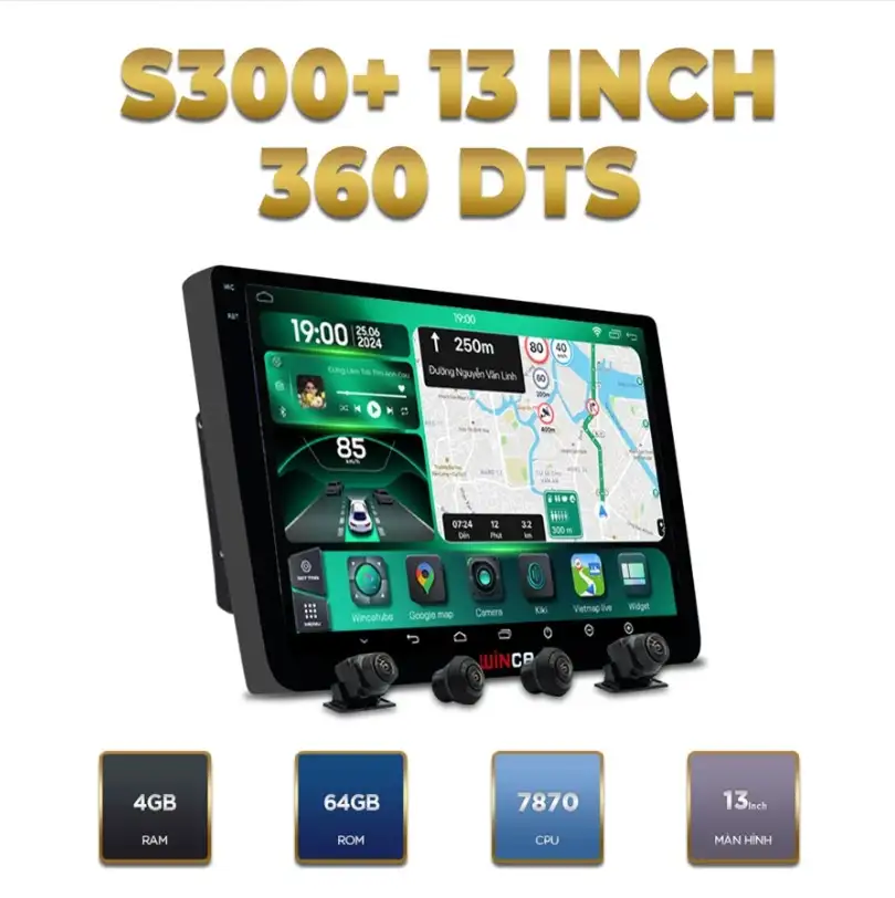 Màn Hình Android S300+ PRO 13 Inch 2K DTS