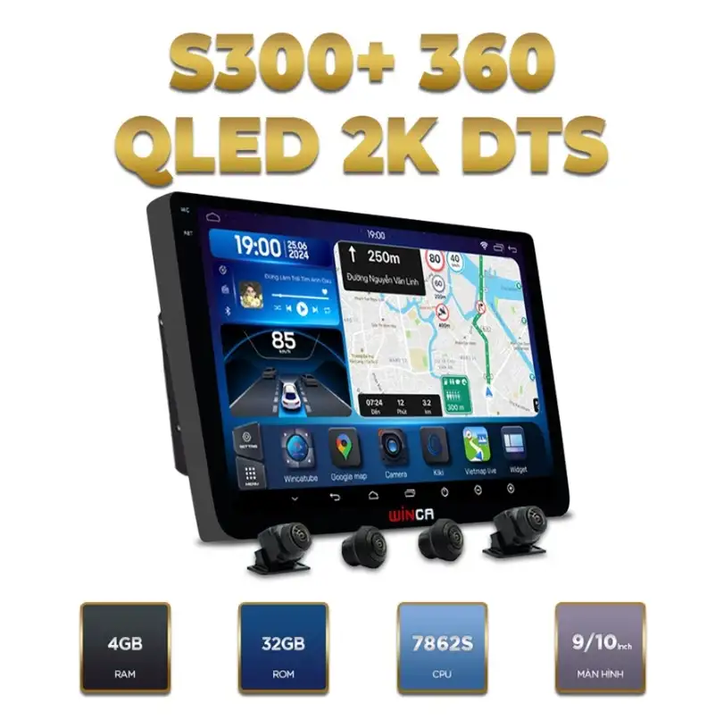 Màn Hình Android S300+ PRO QLED 2K DTS