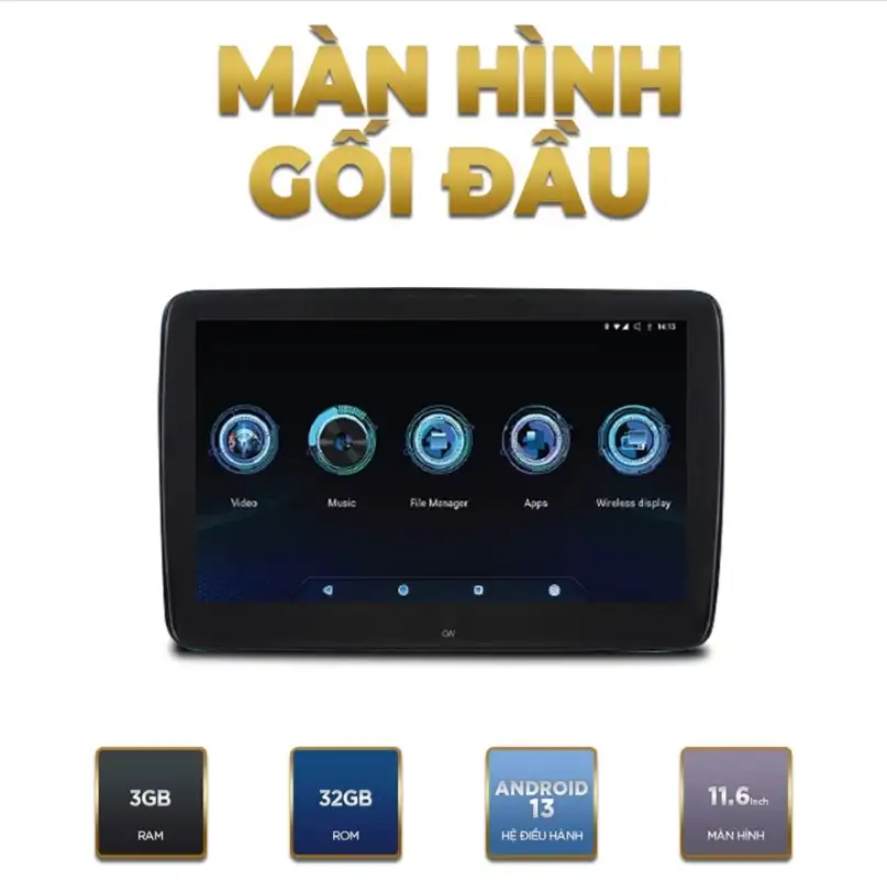 Màn Hình Gối Đầu Android 13