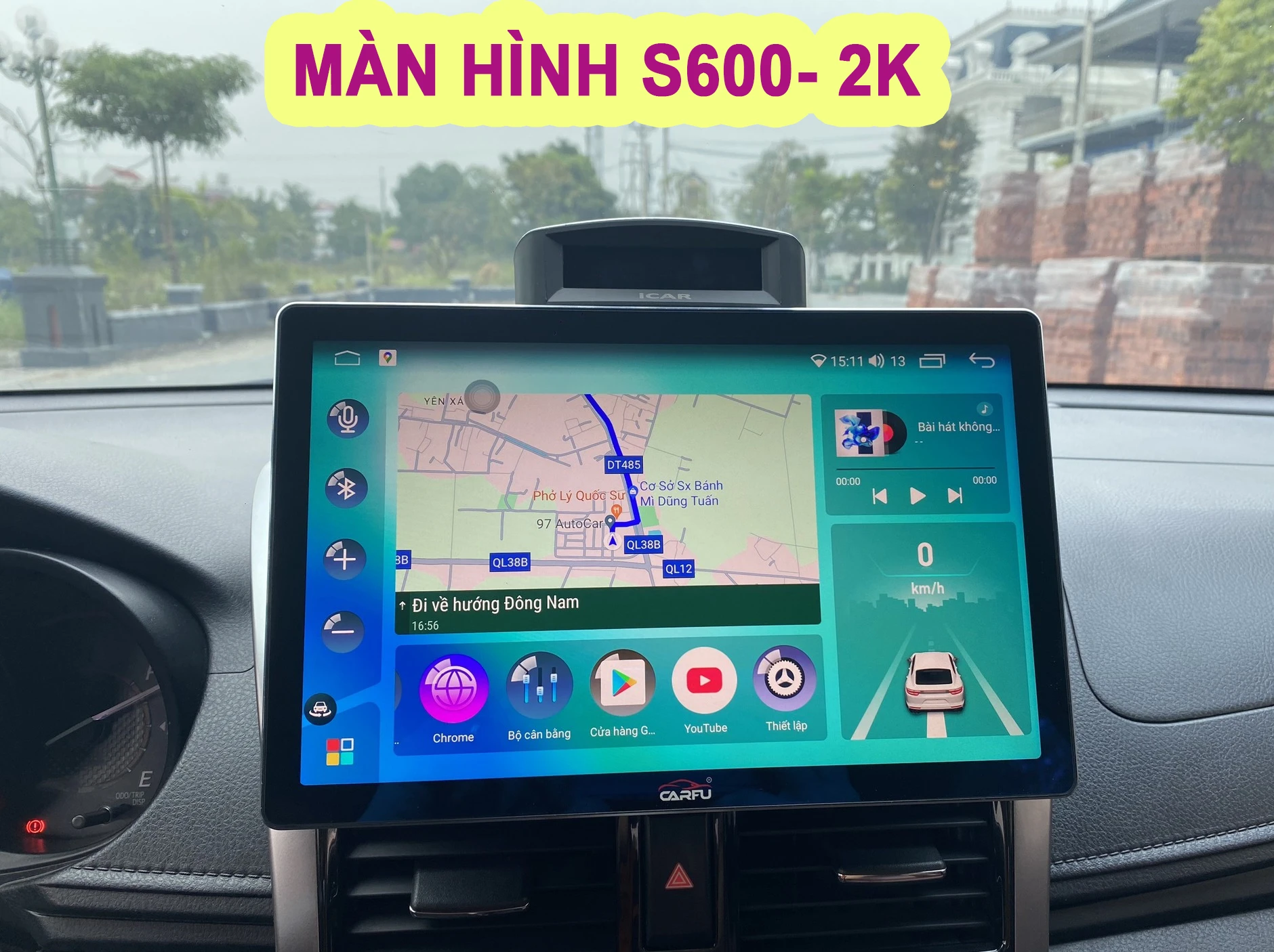 Màn hình ô tô thông minh S600-2k (4-64Gb)