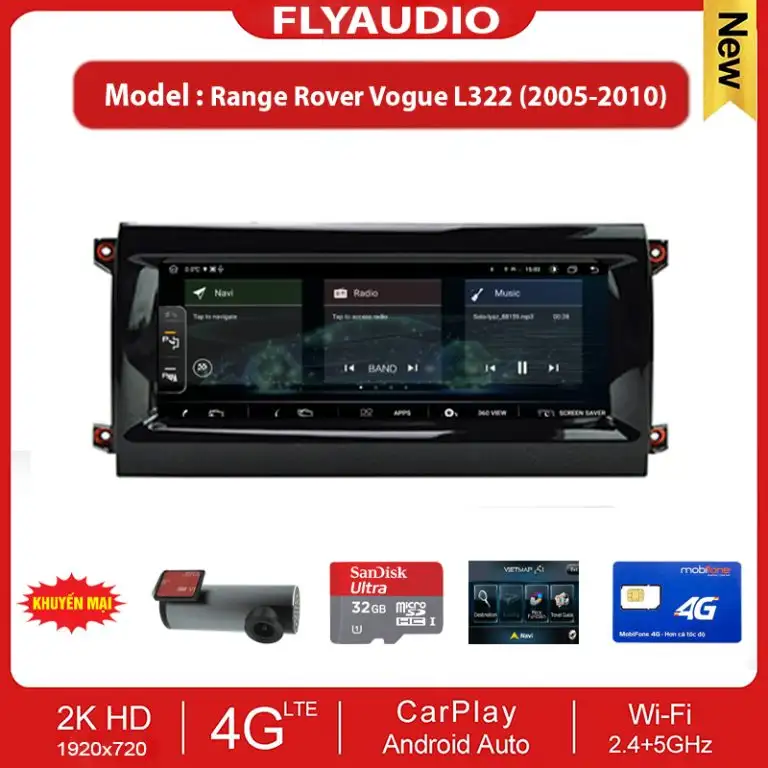 MÀN HÌNH FLY AUDIO RANGE ROVER – VOGUE L322 (2002-2012)