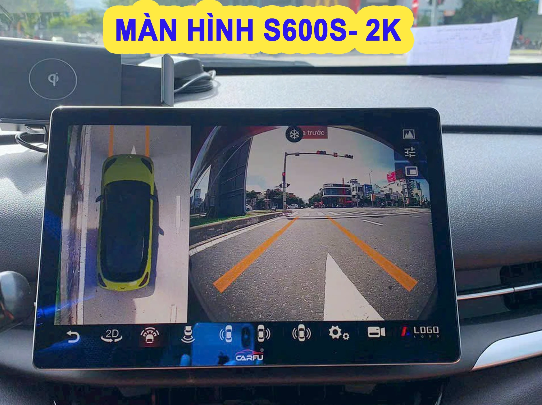 Màn hình ô tô thông minh S600s-2k (4-64Gb)