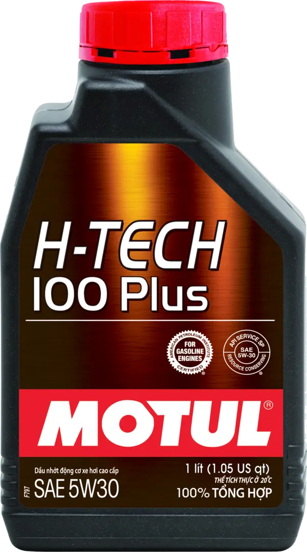 Nhớt Motul H-Tech 100 Plus 5W-30 – Nhớt Ô Tô 100% Tổng Hợp Chính Hãng